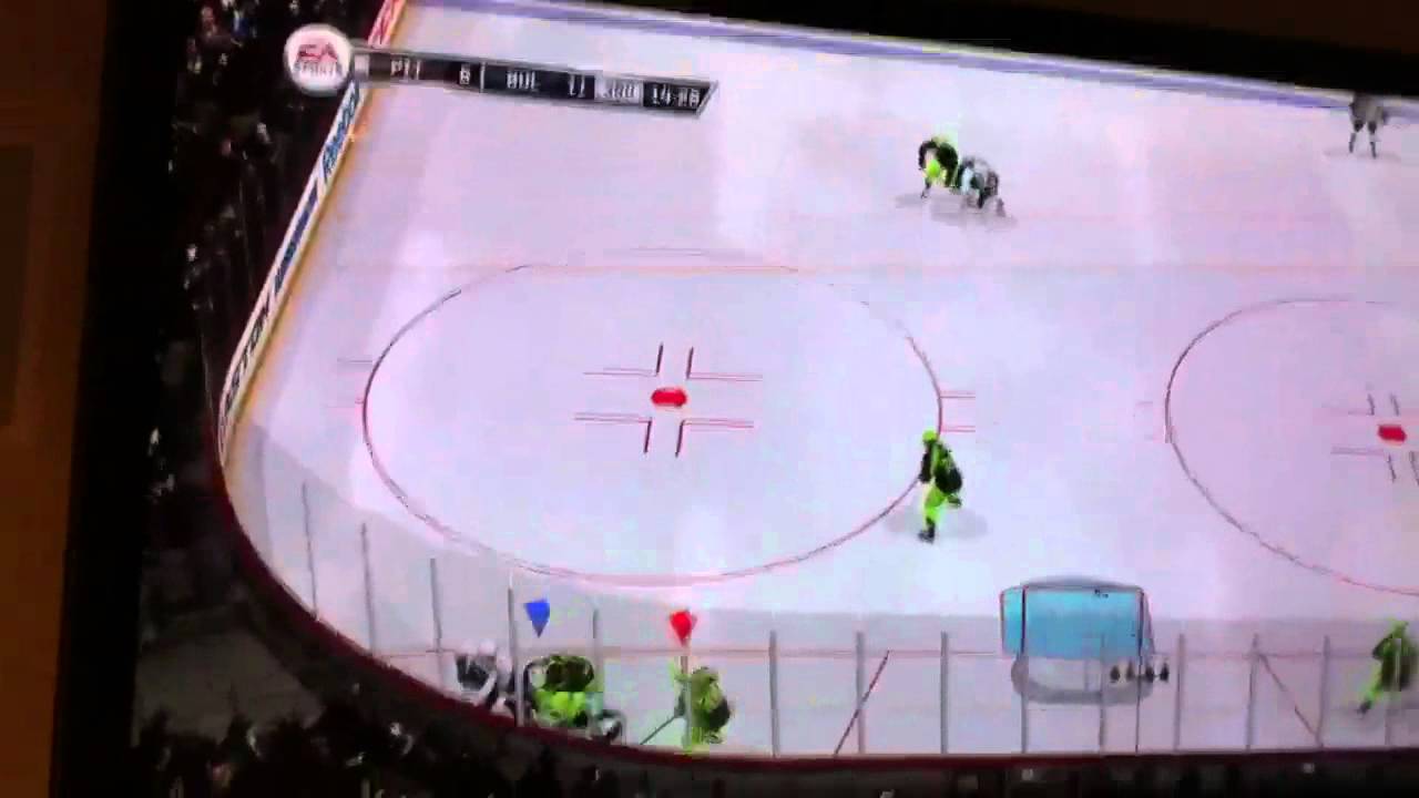 NHL12 goalie hits player YouTube