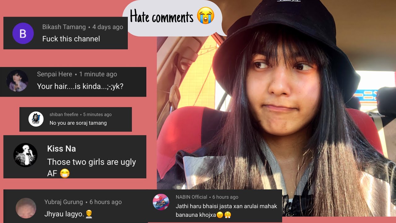 REACTING TO HATE COMMENTS ||nepali|| - YouTube