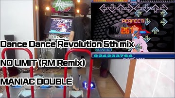 HN!! DDR 5TH Mix NO LIMIT (RM Remix) 2 UNLIMITED MANIAC DOUBLE AA