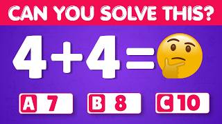 Only 1% Can Solve All 30! | ➕ ✖️ ➗ Ultimate Math Speed Quiz For Kids screenshot 4