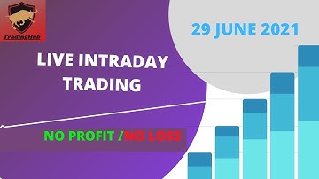 Live Intraday Price Action Trading || Tradinghub || 29 JUNE 2021