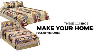 Combo of Single & Double Bedsheet By Jaipur Fabric