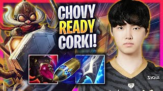CHOVY IS READY TO PLAY CORKI! - GEN Chovy Plays Corki MID vs Ahri! | Season 2024