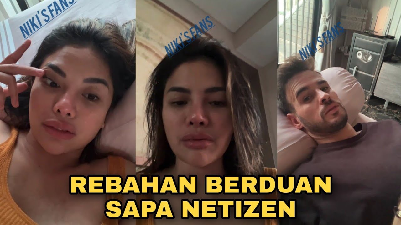 ka Niki sambil Rebahan ngucapin selamat lebaran sama Antoni