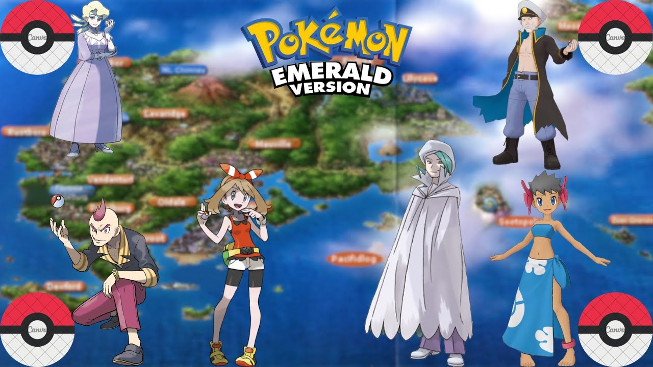 POKÉMON NEW EMERALD EP20 ELITE DOS 4 E O CAMPEÃO WALLACE YouTube