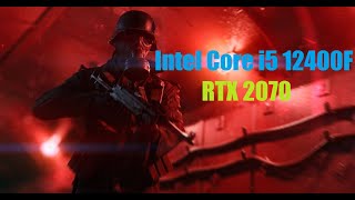 Battlefield V - Intel Core i5 12400F / RTX 2070 - unlocked FPS