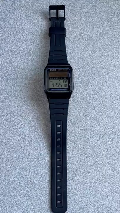 Casio FB-52W 'Batteryless' Vintage Solar Digital Watch. - YouTube