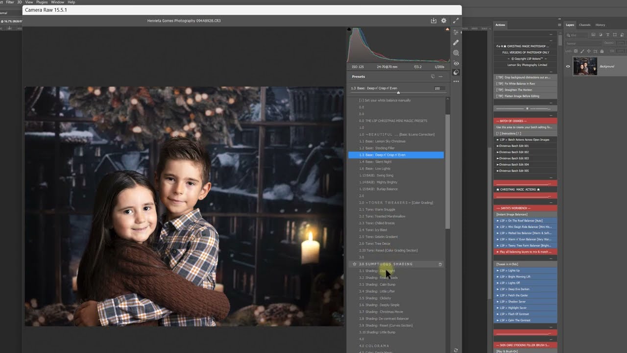 Adding Presets and Brushes into ACR Camera Raw in Photoshop