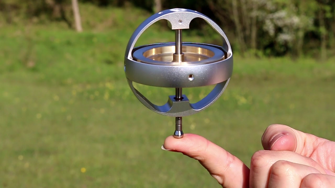 Super Precision Gyroscope - With free quickstart 12,000 rpm electric motor  starter, spinning top dynamically balanced toy (gimbal kit not included)