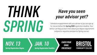 Now is a great time to register for Spring 2020!