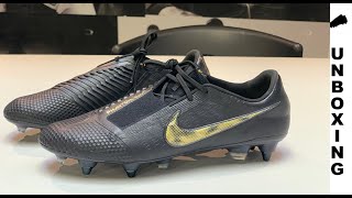 nike phantom venom elite fg black gold