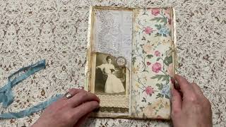 Tall Document Style Vintage Travel Journal