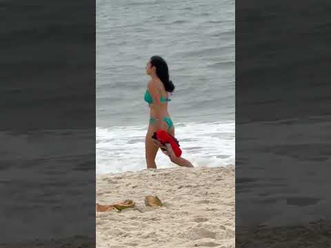 Beach walk Luo dong #asmr #2024 #massage #skincare #walking #spiritualmessages #beach #bikini