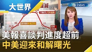 中美貿易戰美國觀光業損失180億美元  川普報喜：談判進度超前 中美兩國迎來\\