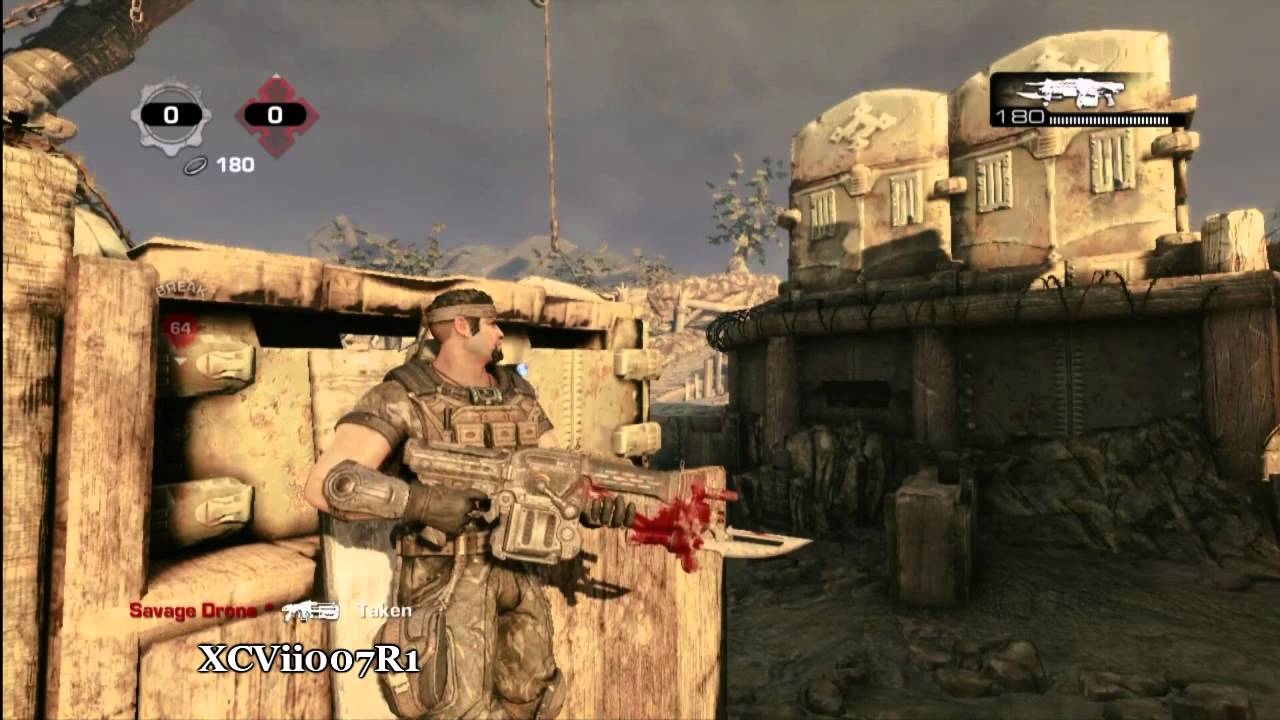 Gears of War 3 BLOOD Weapon Skin YouTube