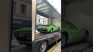 Lamborghini Miura Unloaded from Trailer #lamborghini