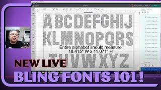 How do you use Bling Fonts in Cricut Design Space? Let's make something SNAZZY!