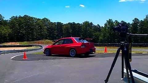 Mitsubishi evo with blown engine