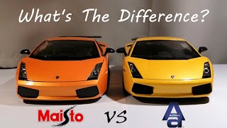 Maisto vs. Autoart 1/18 Diecast Comparison [Lamborghini Gallardo Superleggera]