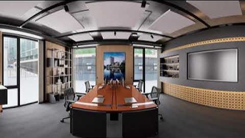 Small Office design project in Unreal Engine 5 | 360 VR Video | 8K  Walkthrough