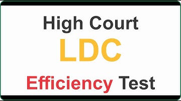 High Court LDC Efficiency test | High Court LDC 2023 | Efficiency test