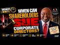 When Can Shareholders Sue Corporate Directors? | Business Minute
