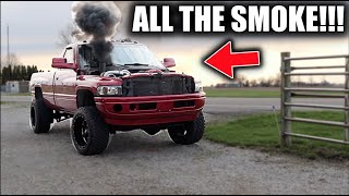 FIRST DRIVE in this NASTY compound turbo 12V Cummins!!!