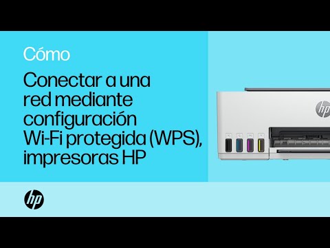 Conectar una impresora HP a una red inalámbrica mediante configuración Wi-Fi  protegida