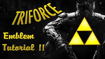 Triforce Emblem Tutorial  / Trifuerza Black Ops 3