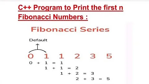 C and C++ program to print Fibonacci series.