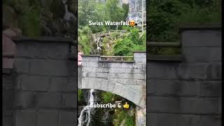 #viral #travel Swiss Waterfall