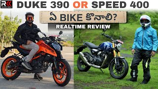 New 2024 Duke 390 or Triumph Speed 400? Which is best for you? CLAN Riding Shoes