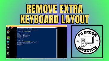 How To Remove The Extra, Unwanted Language Keyboard Layout Taskbar in Windows 10
