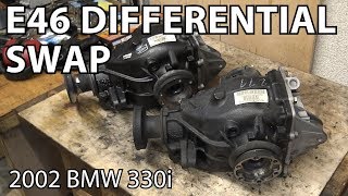 BMW E46 Manual Swap Project: Differential Swap DIY