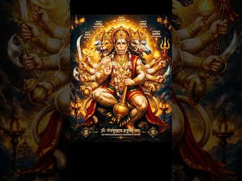 पंचमुखी हनुमान जी की कृपा से दूर होंगे सभी संकट | घर के द्वार पर लगाएं यह दिव्य चित्र #shorts#bhakti
