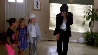 Michael Jackson at my house ( impersonator for my granddaughter Birthday)