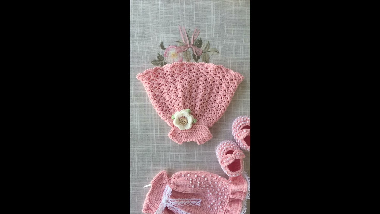Amigurumi bebeklere uygun Tığ işi elbise video 1/2
