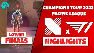 WINNERS TO GRAND FINALS!! DRX vs T1- HIGHLIGHTS | VALORANT Champions 2023 : Pacific League