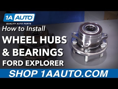 How to Install Front Wheel Bearing and Hubs 11-16 Ford Explorer