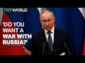 Putin answers French reporter on the Ukraine crisis