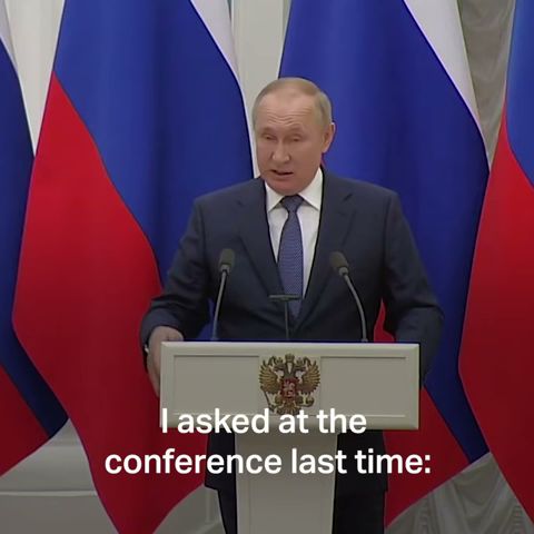 Putin answers French reporter on the Ukraine crisis