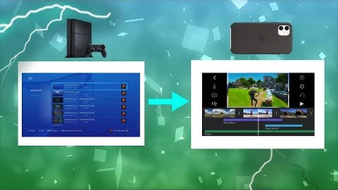 How to transfer clips from ps4 to iPhone in *HIGH QUALITY*