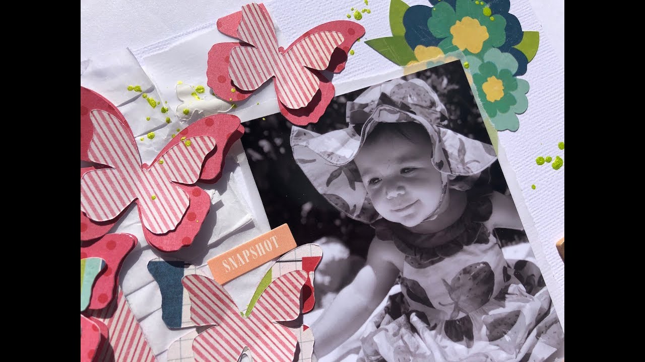 Cutie Pie// Scrapbook Layout// ScrapbookingStore.com memory keeping definition