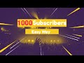 How to Get 1000 Subscribers on YouTube in 2023 - 10 Tips