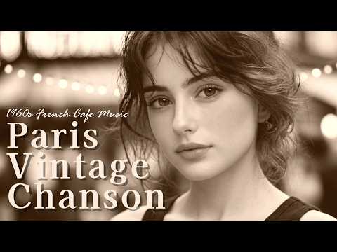 French Café Chanson ☕ 1960s 70s Emotional Chanson in a French Cafe | Vintage Paris Music