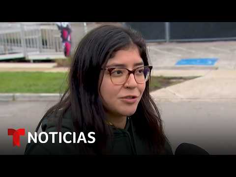 Manifestante asegura que agentes de ICE en Chicago solo agredieron a mujeres | Noticias Telemundo