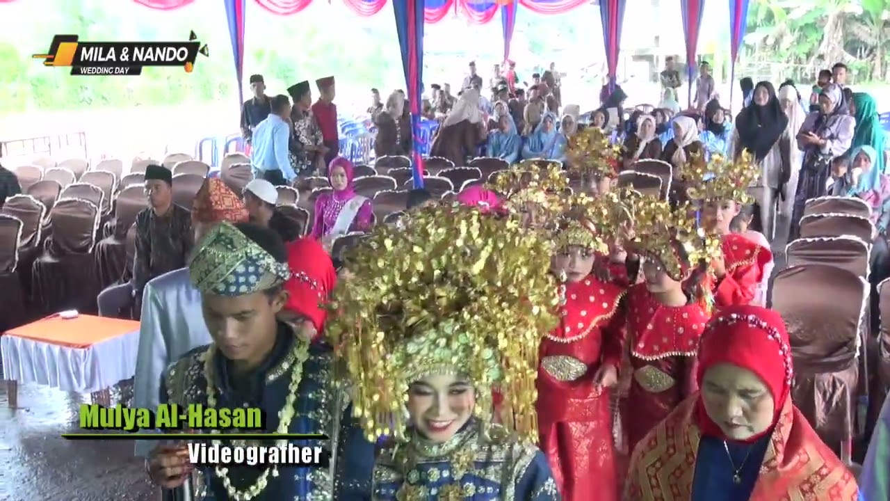 PERSEMBAHAN LAGU PELEPAS LAJANG MENUJU PELAMINAN DARI PENGANTIN LAKI-LAKI // WEDDING MILA & NANDO