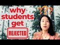 Why even the most competitive students get REJECTED