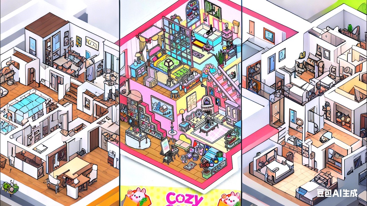 [ASMR] DIY Cute 3D Sticker Scene Collection | Extra Long Relaxing Playtime ✨🐾📖