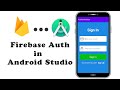 Firebase Authentication with Email and Password in android studio | Firebase tutorial android studio